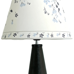 Ethan Kahverengi Konik Ahşap Abajur