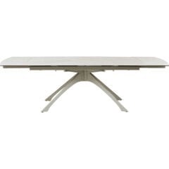 Extension Table Lana Greige 180(40+40)x90cm