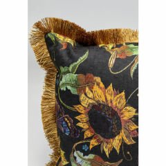 Sunflower Fringe Polyester Kırlent 45x45 cm