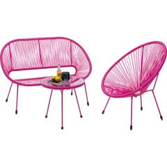 Armchair Acapulco Mono Pink