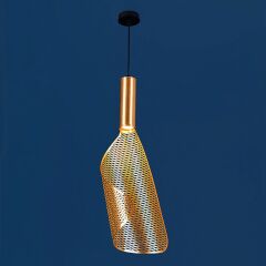 Asimetrik Sarkıt Avize Gold