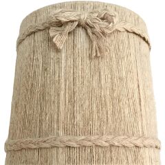 Ella Kahve Ahşap Abajur