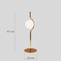 Loris Gold Metal Masa Lambası