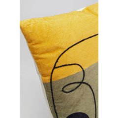 Cushion Face Art Yer Minderi 50x50 cm