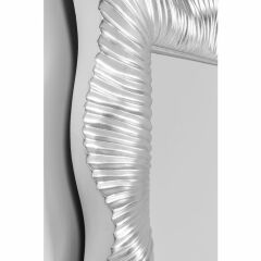 Wavy Gümüş Duvar Aynası