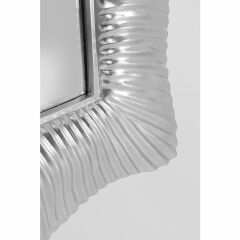 Wavy Gümüş Duvar Aynası