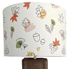 Boris Kahve Ahşap Abajur