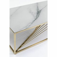 Art Marble Cam Orta Sehpa