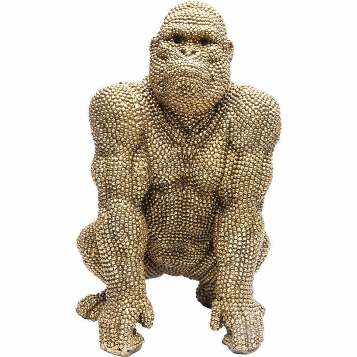 Gorilla GoldDekoratif Obje 46cm