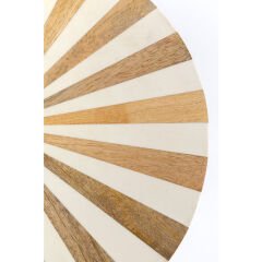 Side Table Domero Cirque Gold White Yan Sehpa