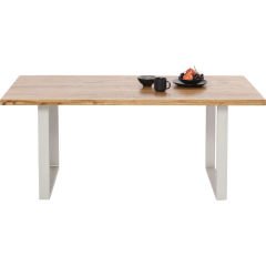 Jackie Oak Silver Masif Yemek Masası 160x80 cm