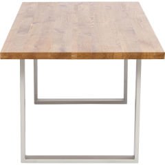 Jackie Oak Silver Masif Yemek Masası 160x80 cm