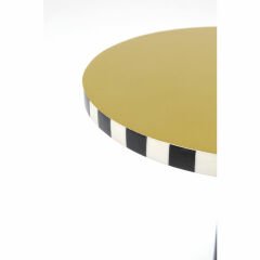 Domero Checkers Olive MDF Yan Sehpa