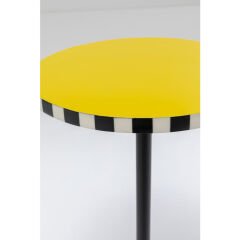 Side Table Domero Checkers Yellow Yan Sehpa