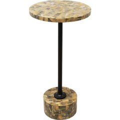 Side Table Domero Mosaic Grey Sehpa