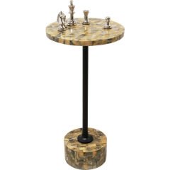 Side Table Domero Mosaic Grey Sehpa
