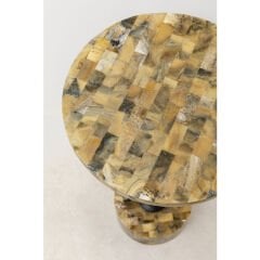 Side Table Domero Mosaic Grey Sehpa