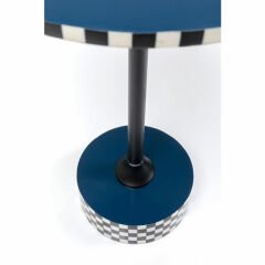 Side Table Domero Race Blue Yan Sehpa