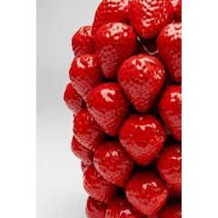 Vase Strawberries Red 30cm