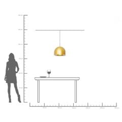 Pendant Lamp Zen Gold Ø40cm