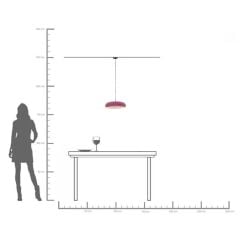 Pendant Lamp Lia Plum Ø38cm