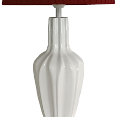 Bety Beyaz Polyester Abajur