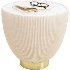 Side Table Endless Vegas White Ø47cm