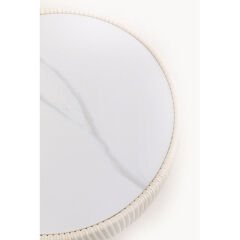 Side Table Endless Vegas White Ø47cm