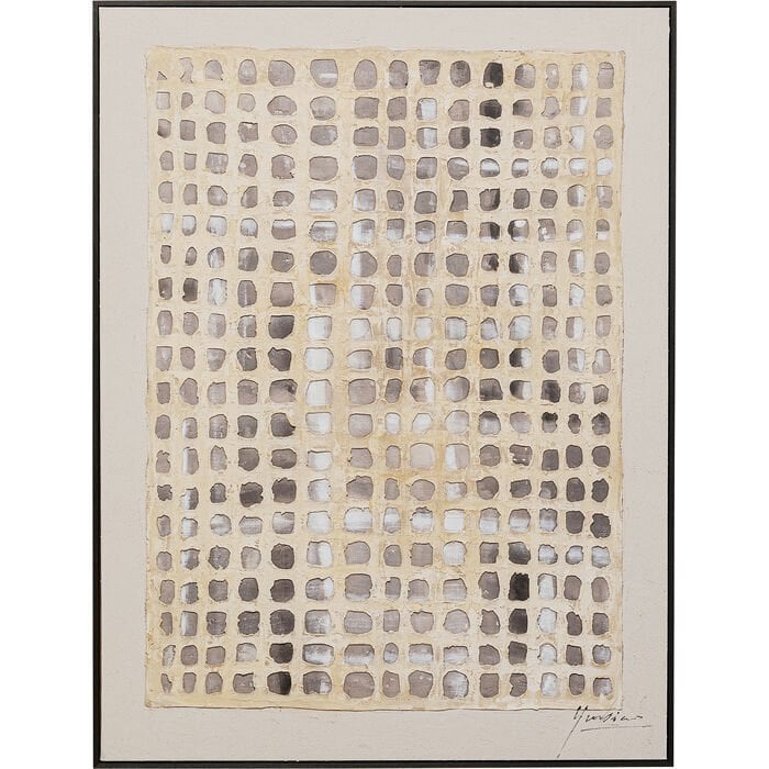 Framed Picture Glitter Curtain 120x90cm