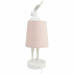 Animal Tavşan Model Rose Beyaz Masa Lambası