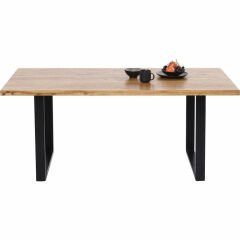 Jackie Oak Black Masif Yemek Masası 200x100 cm