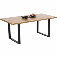Jackie Oak Black Masif Yemek Masası 200x100 cm
