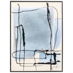 Painting Frame Dust 55x75cm Blue