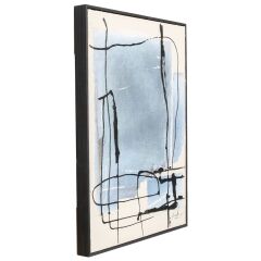 Painting Frame Dust 55x75cm Blue