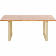 Jackie Oak Brass Masif Yemek Masası 160x80 cm