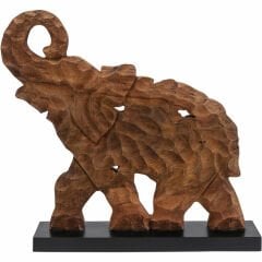 Frame Happy Elephant Ahşap Dekoratif Obje