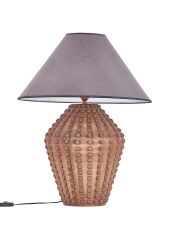 Kabartma Detaylı Abajur Eskitme