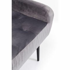 Lofty Gri Siyah Bench