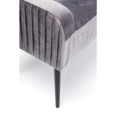 Lofty Gri Siyah Bench
