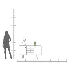 Vase Calabria Green 26cm