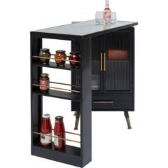 La Gomera Çelik Tozu Kaplamalı Bar Dolabı