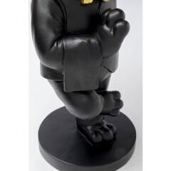 Side Table Cool Bulldog Tray Black Yan Sehpa