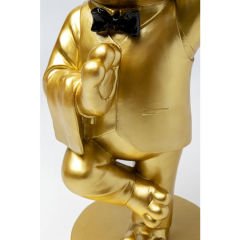 Side Table Cool Bulldog Tray Gold Yan Sehpa