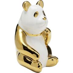 Deco Figurine Panda Gold 19cm