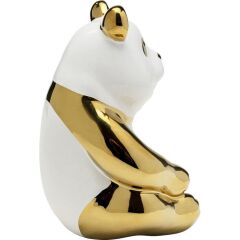 Deco Figurine Panda Gold 19cm