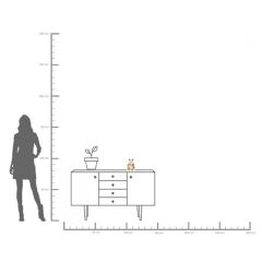 Deco Figurine Panda Gold 19cm