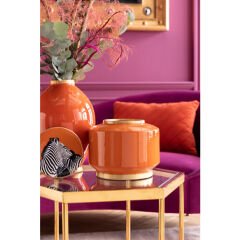 Comb Gold Çelik Yan Sehpa