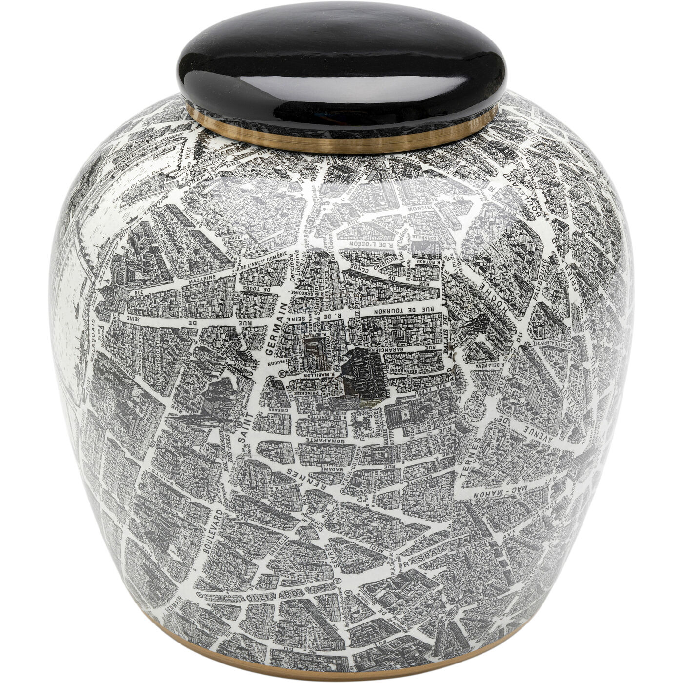 Decorative Jar Streets of Paris 21 cm