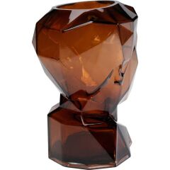 Vase Prisma Face Brown 30cm