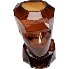 Vase Prisma Face Brown 30cm